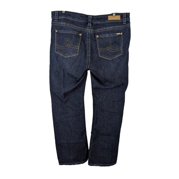 Melissa McCarthy Seven7 Womens 18W Bootcut Jeans Dark Wash Blue Stretch - Picture 2 of 10